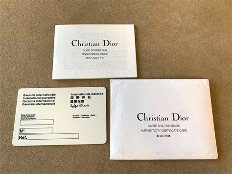 christian dior authenticity card|check dior perfume authenticity.